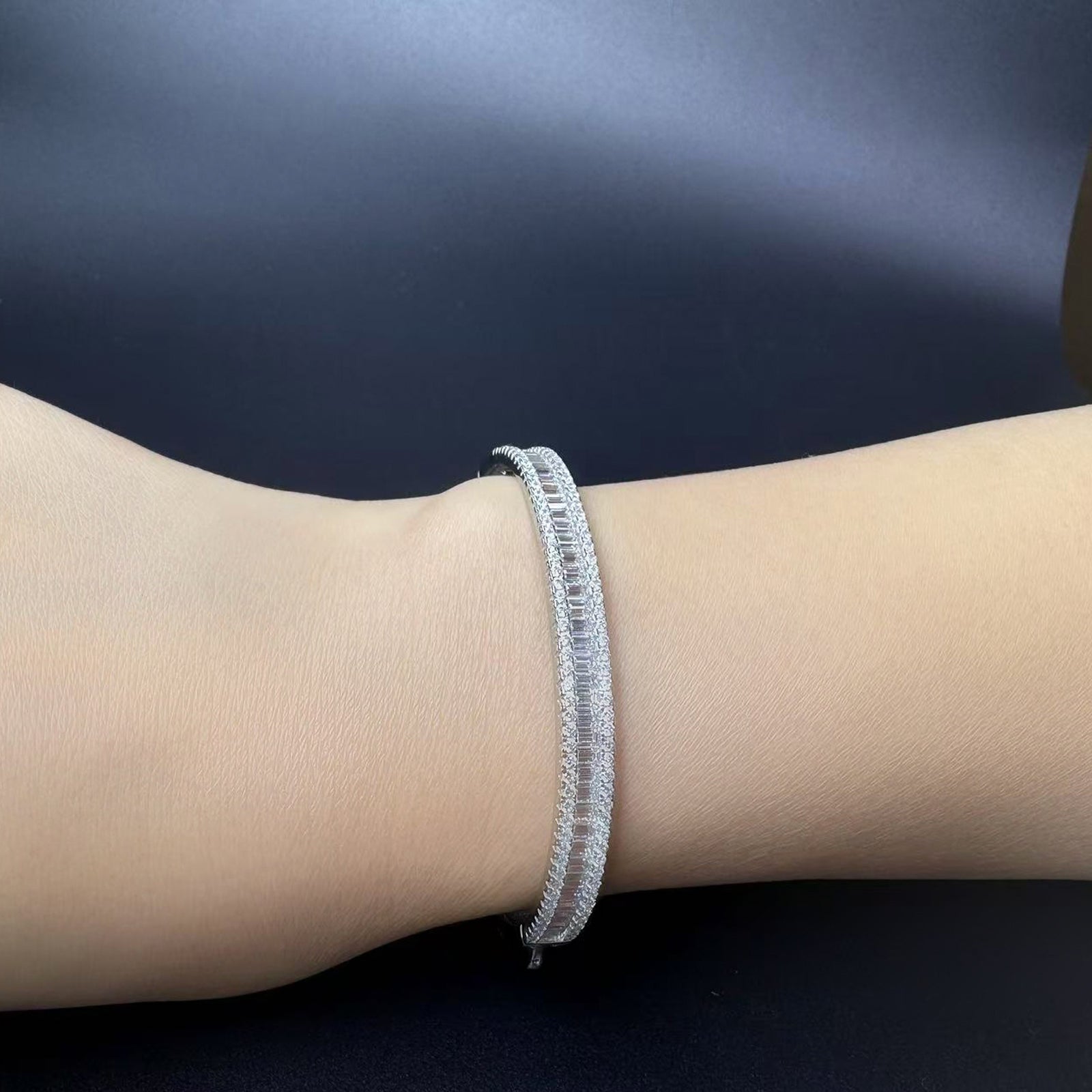 AuraBelle 925 silver bracelet zircon diamond bracelet